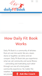 Mobile Screenshot of dailyfitbook.com